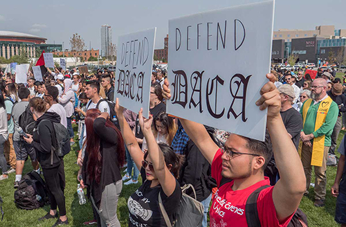 DACA protestors in Denver