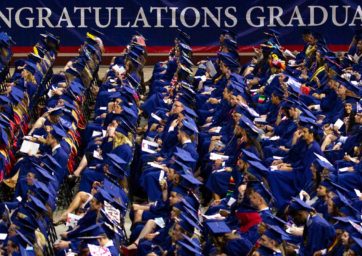 MSU Denver graduates at commencement