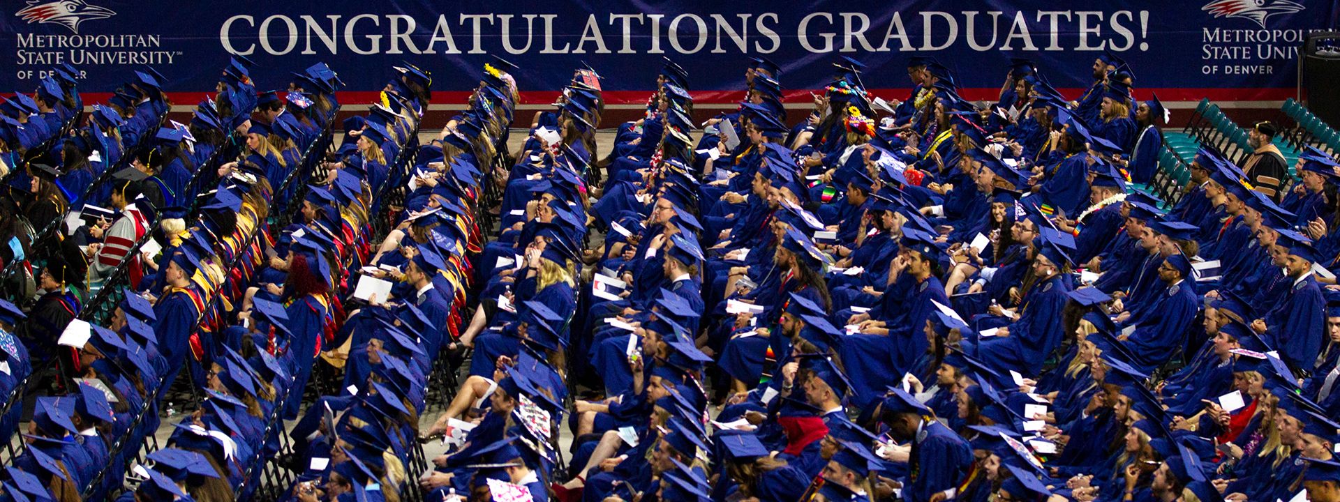 MSU Denver graduates at commencement