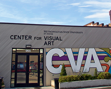 MSU Denver's Center for Visual Art - an off-campus art gallery.