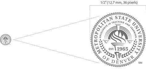 University Seal - Minimum Spacing