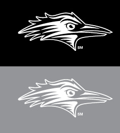 MSU Roadrunner Symbol - Approved Reverse Color Options - One Color (Approved)