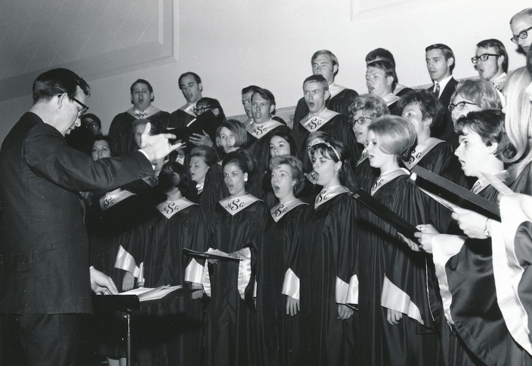 MSU Denver Choir in the 1960s