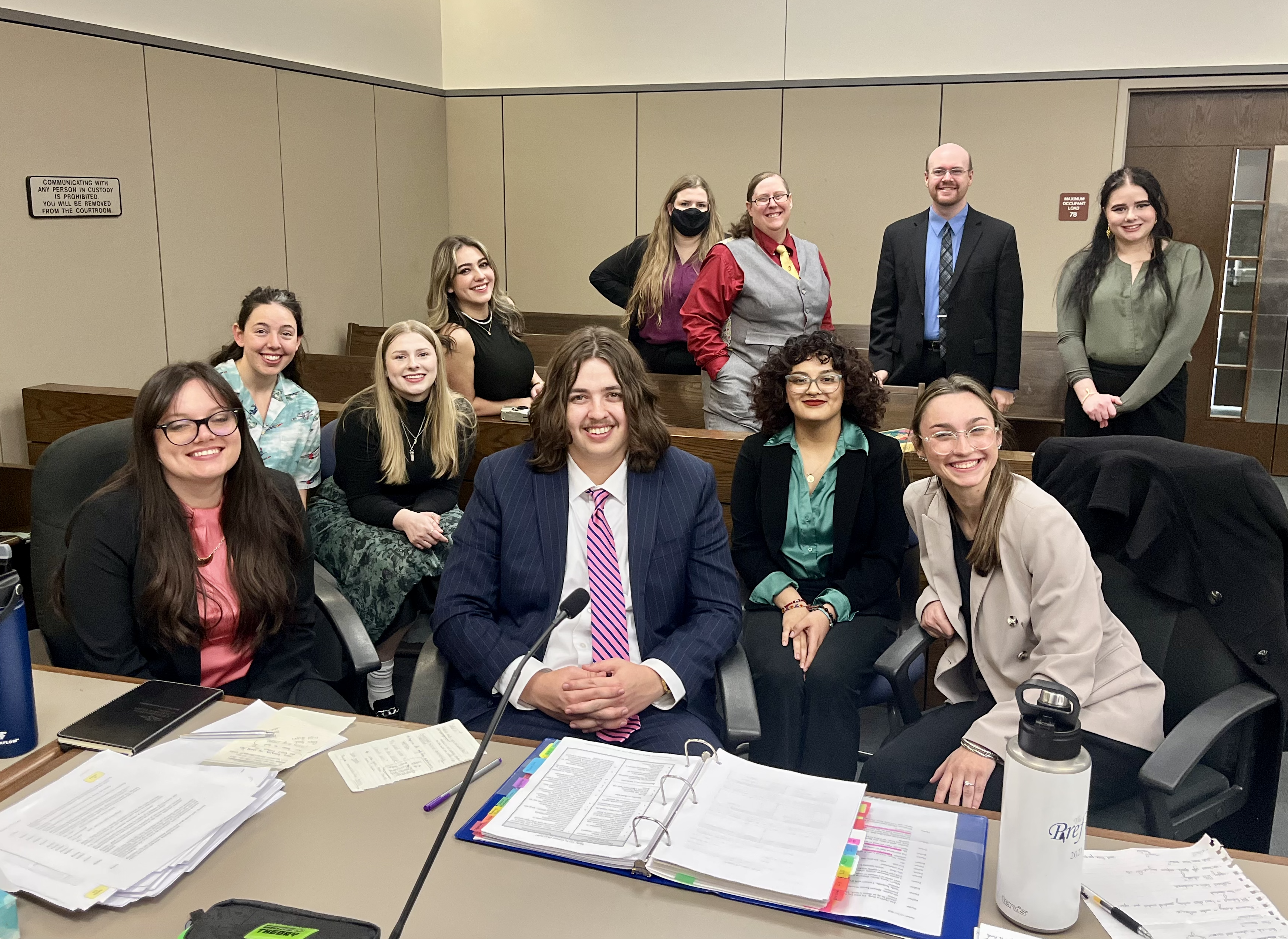 Photo of MSU Denver Mock Trial Team in 2023