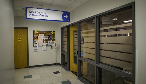 Access Center entrance