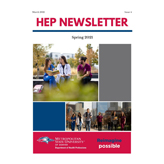 Health Professions newsletter cover Spring 2021