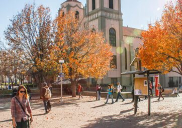 A sunny fall day on Auraria Campus.