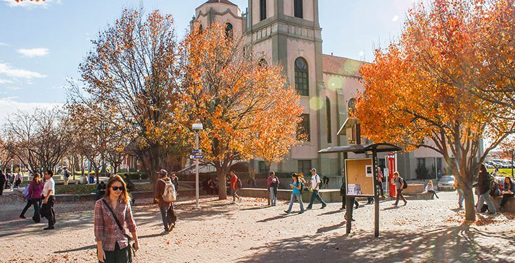 A sunny fall day on Auraria Campus.