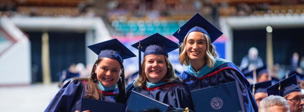 Graduate Students at Commencement