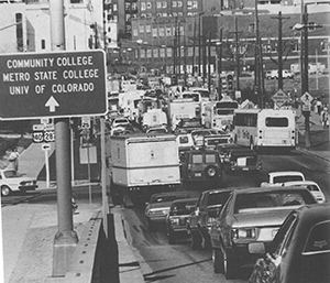 Traffic on Lawrence street