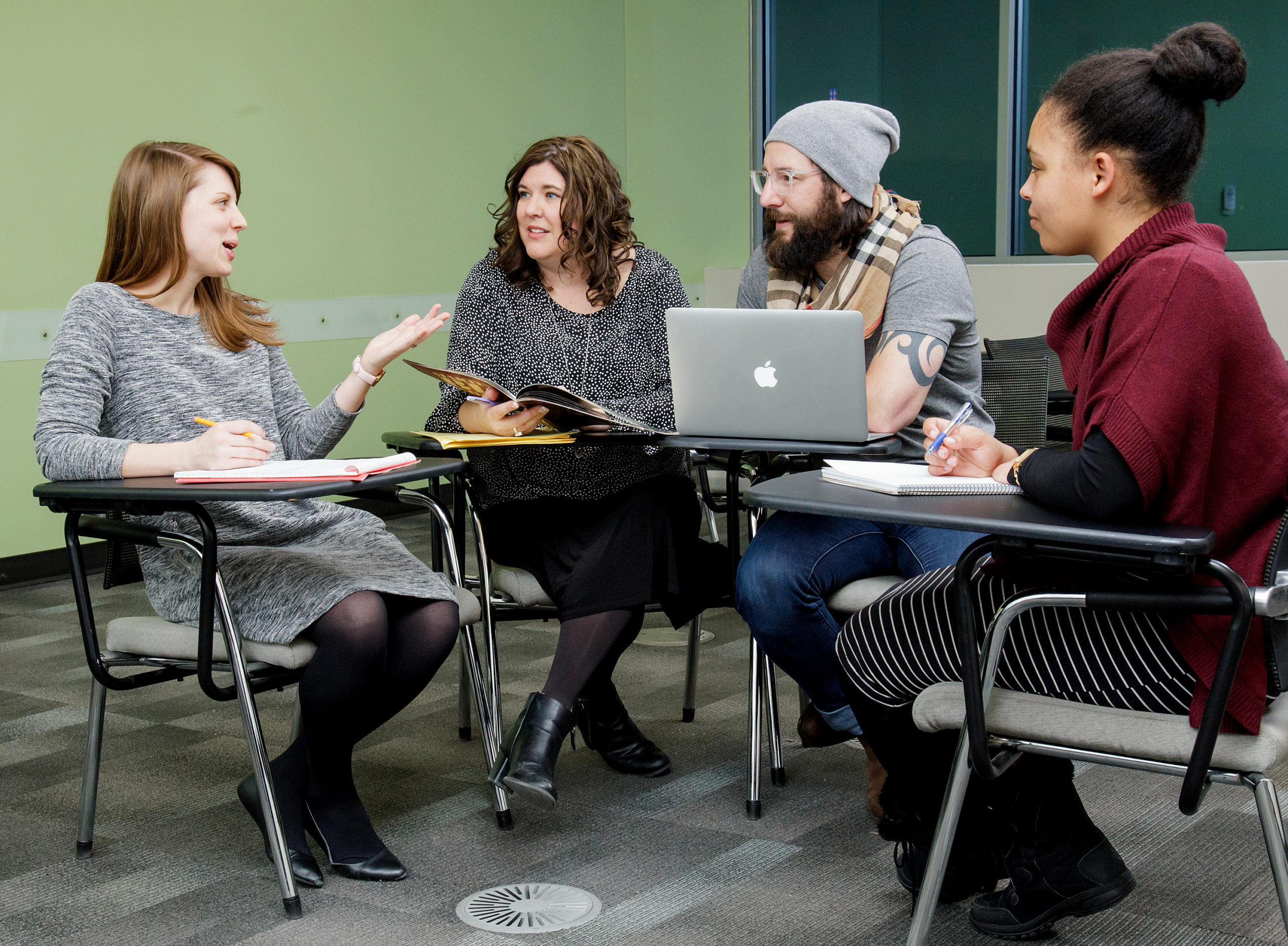 Open discussion in classroom