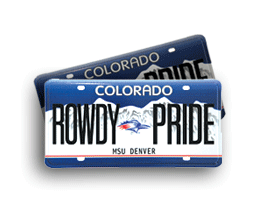MSU Denver License Plates