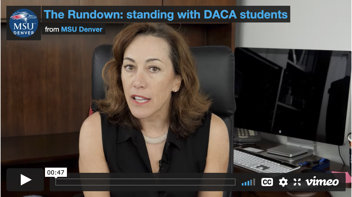 Thumbnail: The Rundown: We stand with our DACA students