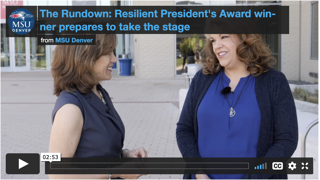 Thumbnail: The Rundown: Resilient President's Award winner prepares to take the stage