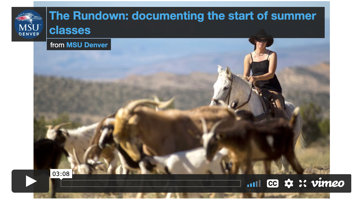 Thumbnail: The Rundown: Documenting the start of summer classes
