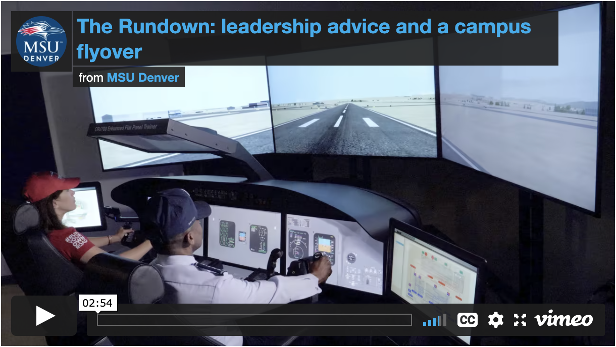 Thumbnail: The Rundown: Leadership advice and a campus flyover