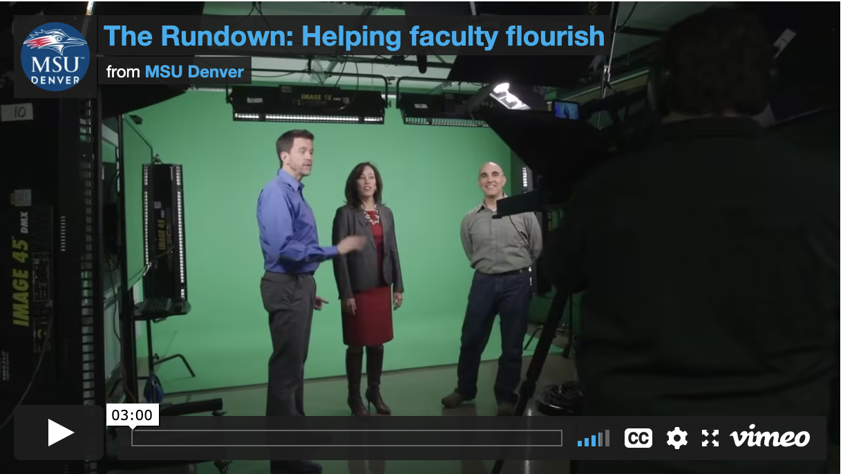 Thumbnail: The Rundown: Helping faculty flourish