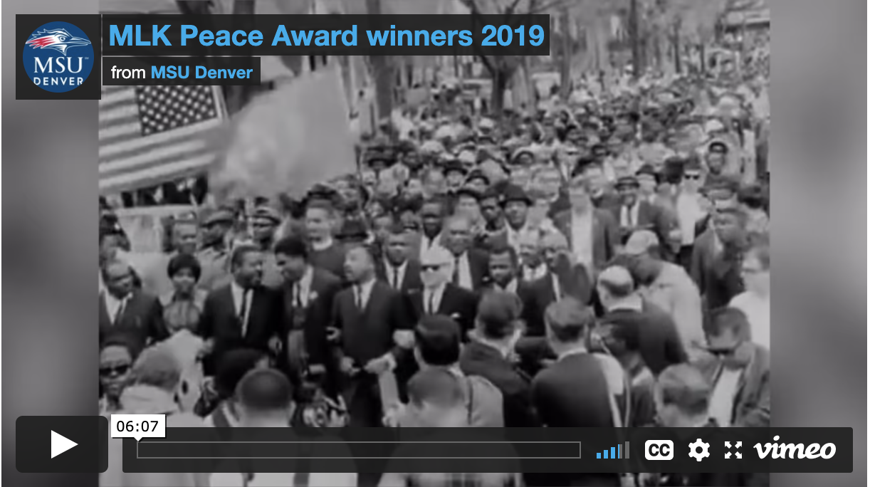 Thumbnail: MLK Peace Award Winners 2019