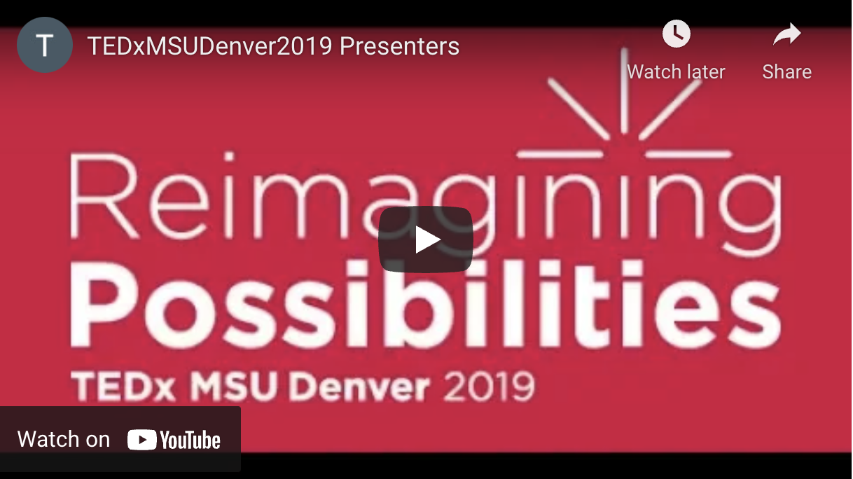 Thumbnail: Speakers announced for TEDx MSU Denver