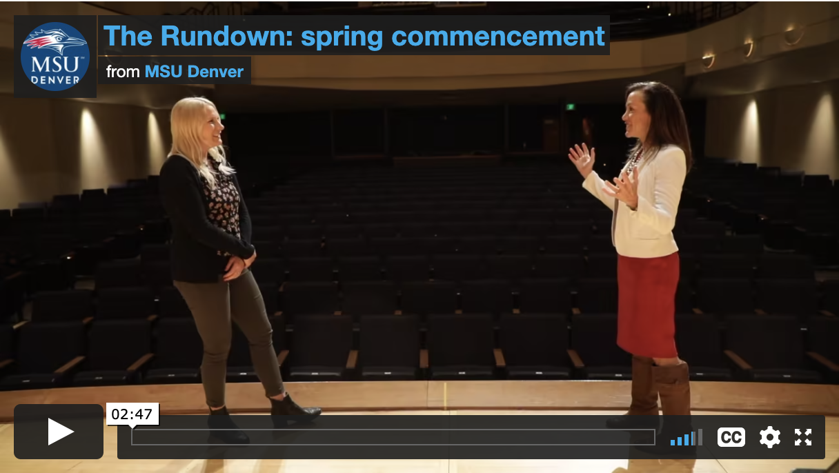 Thumbnail: The Rundown: Spring Commencement
