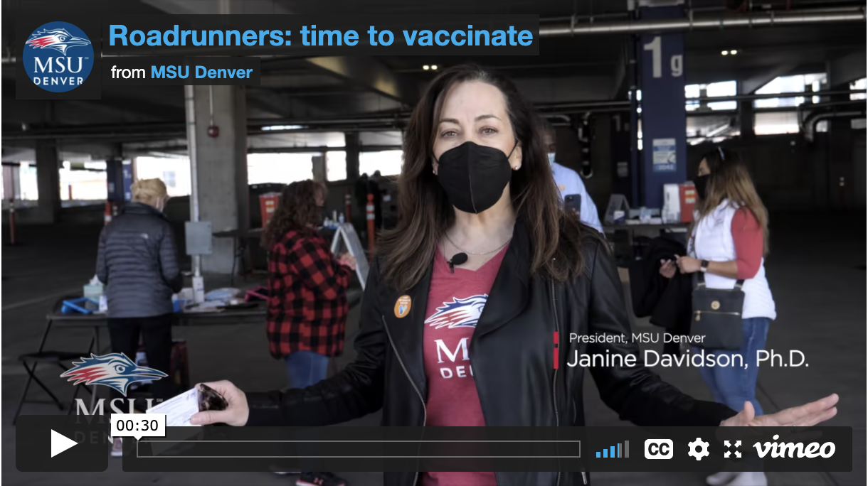 Thumbnail: Roadrunners, it's time to vaccinate!