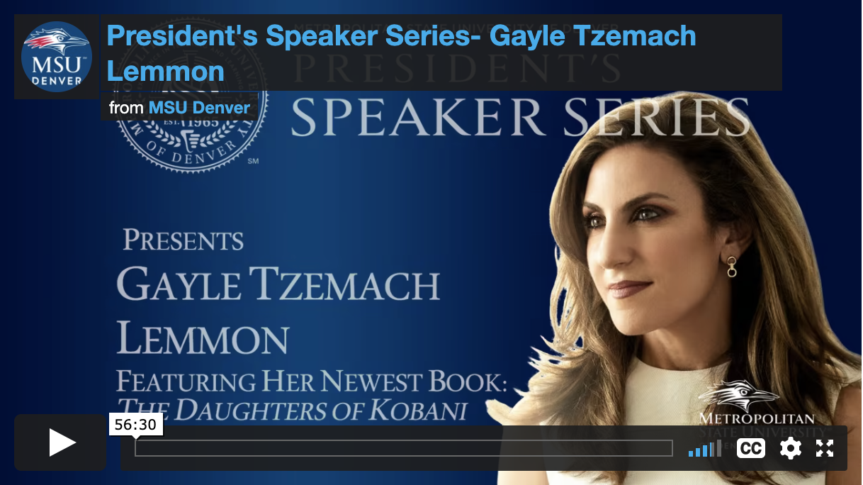 Thumbnail: President's Speaker Series - Gayle Tzemach Lemmon