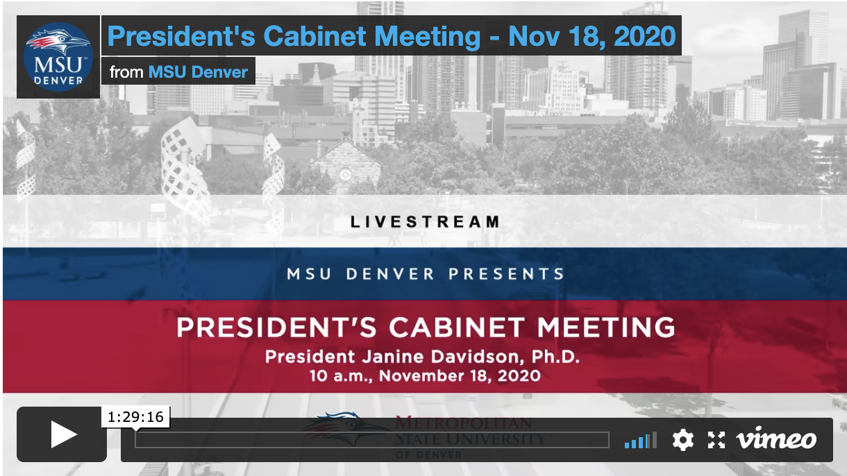 Thumbnail: Inside the President's Cabinet Meeting November 2020