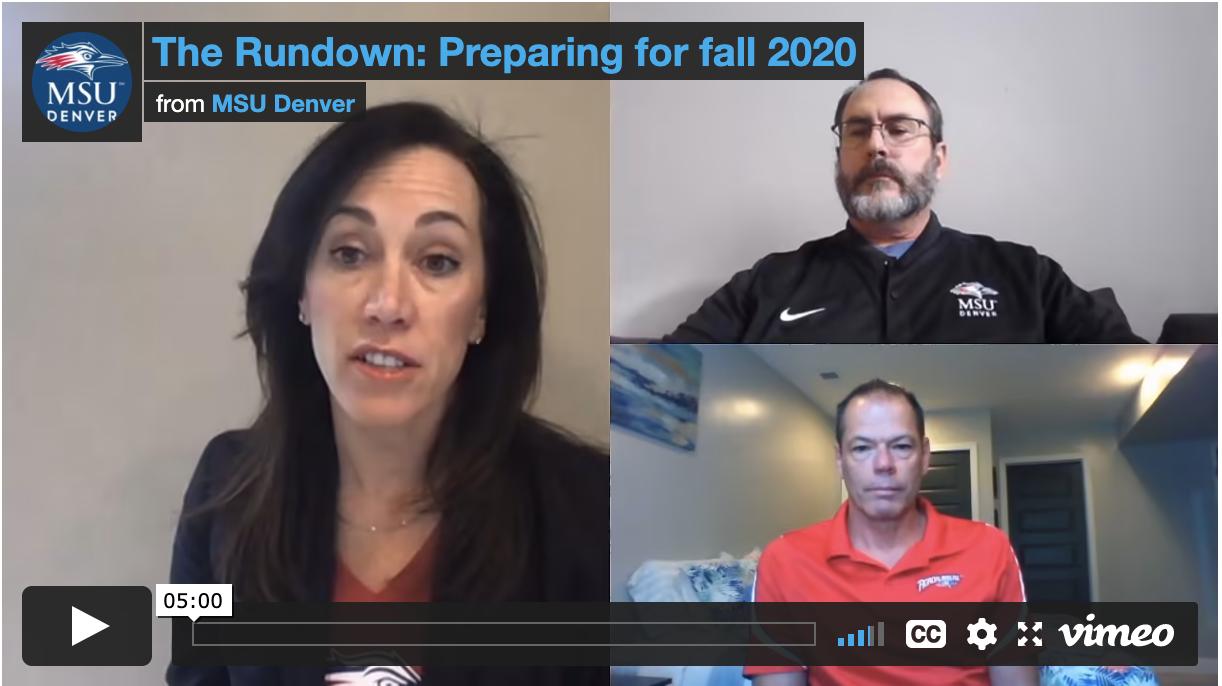 Thumbnail: The Rundown: Preparing for Fall 2020