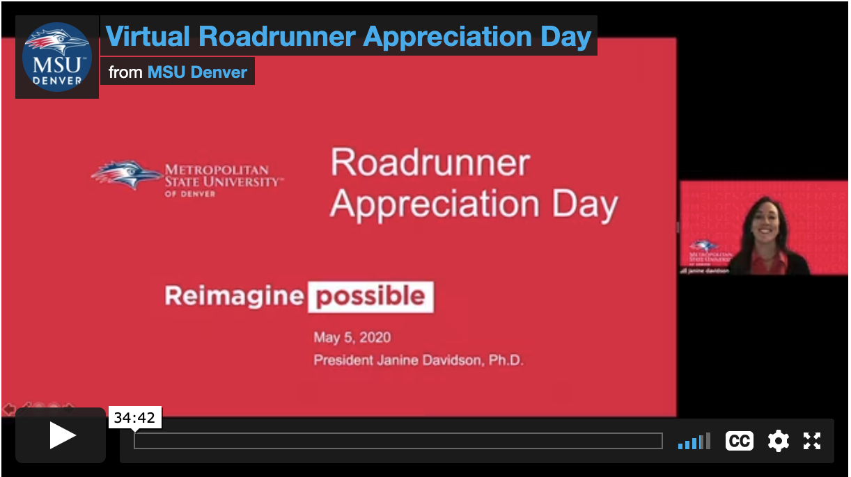 Thumbnail: Virtual Roadrunner Appreciation Day