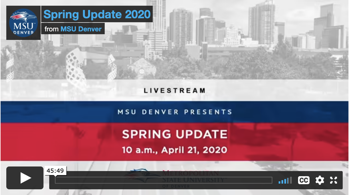 Thumbnail: Spring Update 2020 Livestream