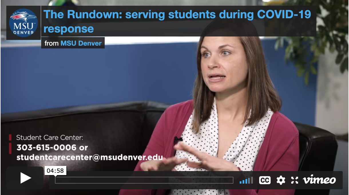 Thumbnail: The Rundown: Serving students during COVID-19 response