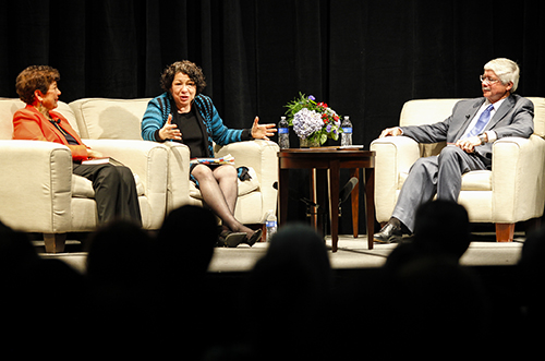 Sonia Sotomayor on a panel