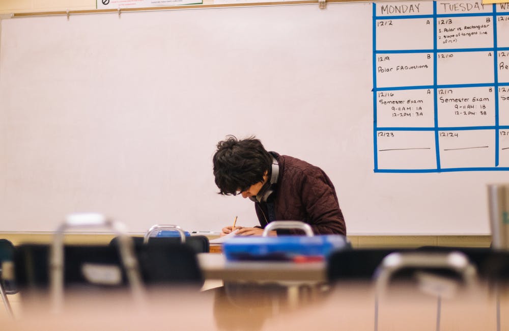 Student Taking Standardized Test