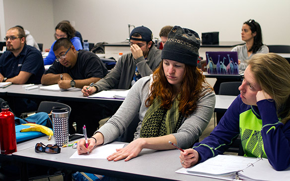 Biochemistry class at MSU Denver