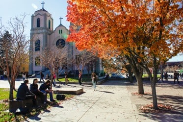 campus in the Fall