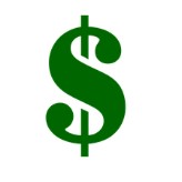 Dollar symbol graphic to indicate affordability
