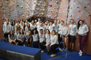 group photo of Campus Recreation student staff