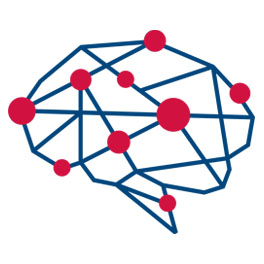 Grad Lab logo icon, which is the outline of a brain filled with a web of lines connecting round nodes