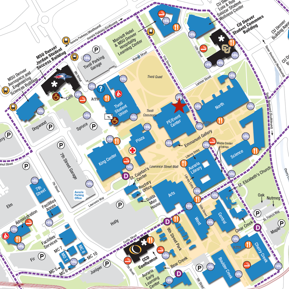 MSU Campus Map Printable