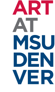 Wordmark says Art at MSU Denver