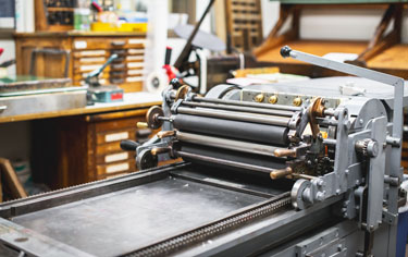The printing press in Communication Design (CDES)