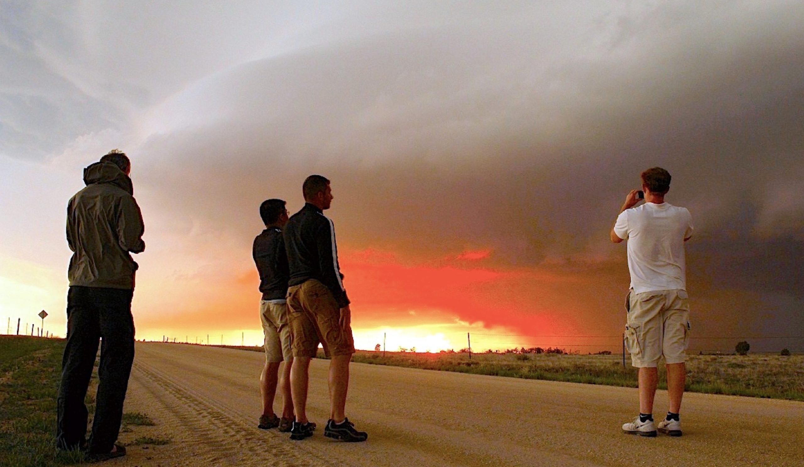 MSU Denver Students at Sunset