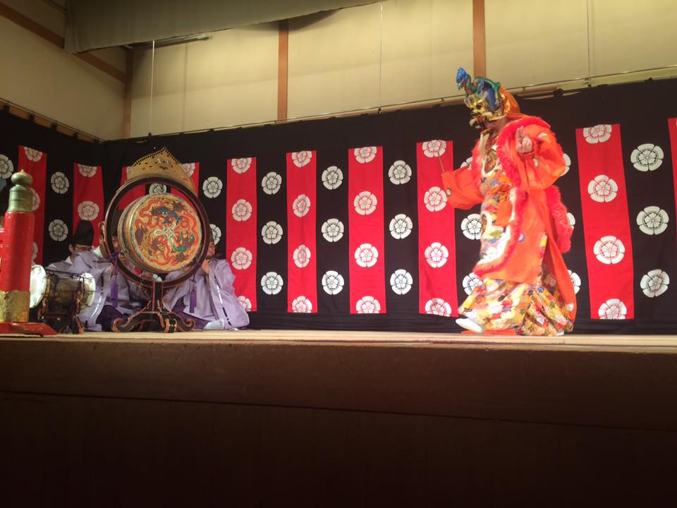 Japanese stage performance.