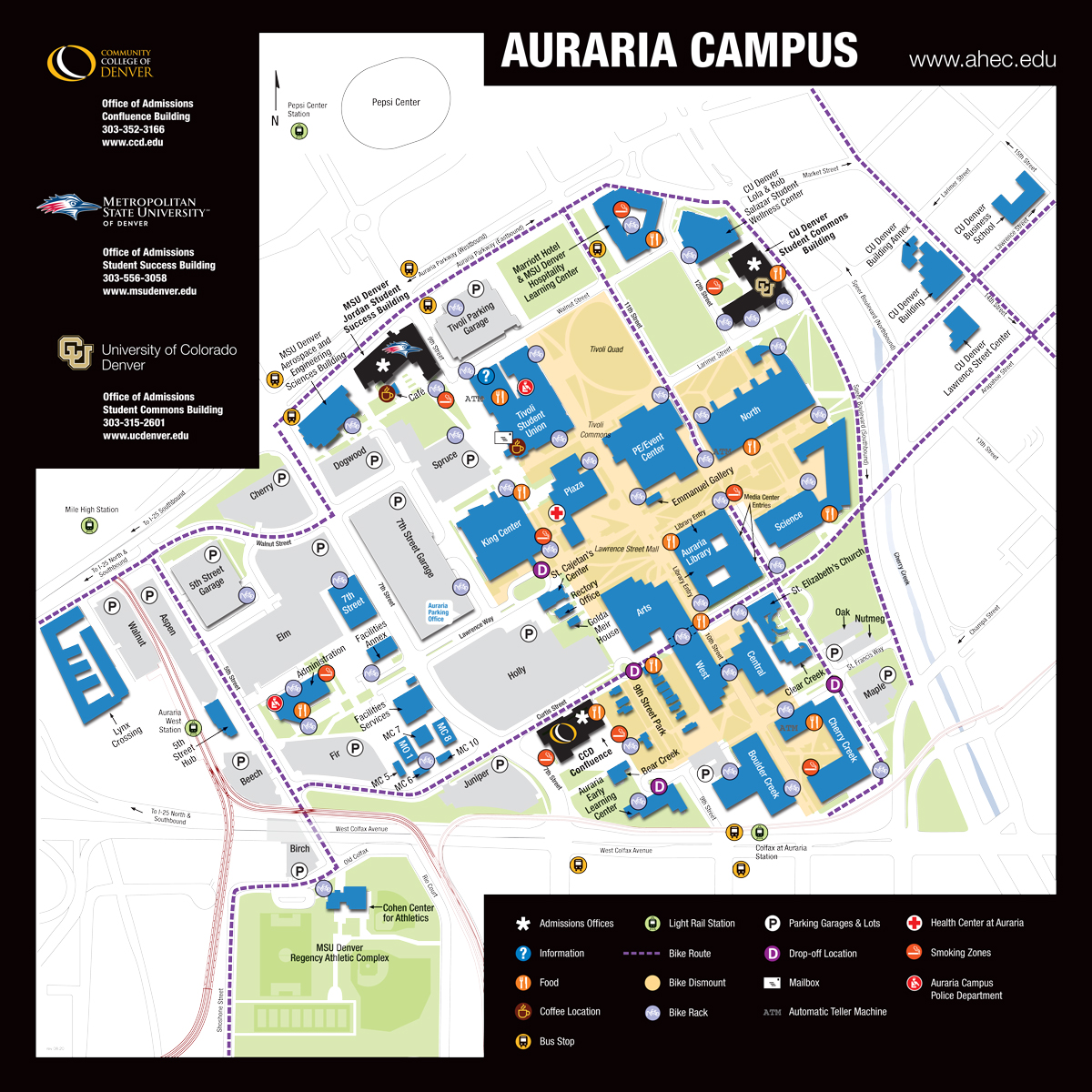 Map - Auraria Campus