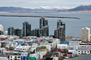 Reykjavic Bay. Iceland.