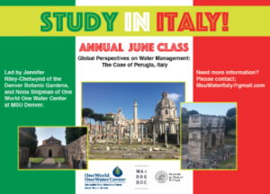 Study In Italy Flyer