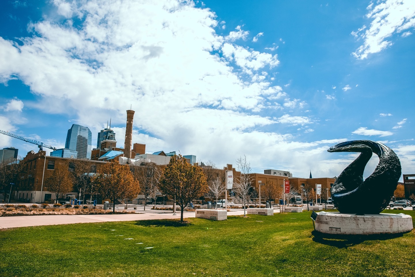 Auraria Campus on a sunny day.