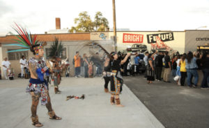 Concheros dancers