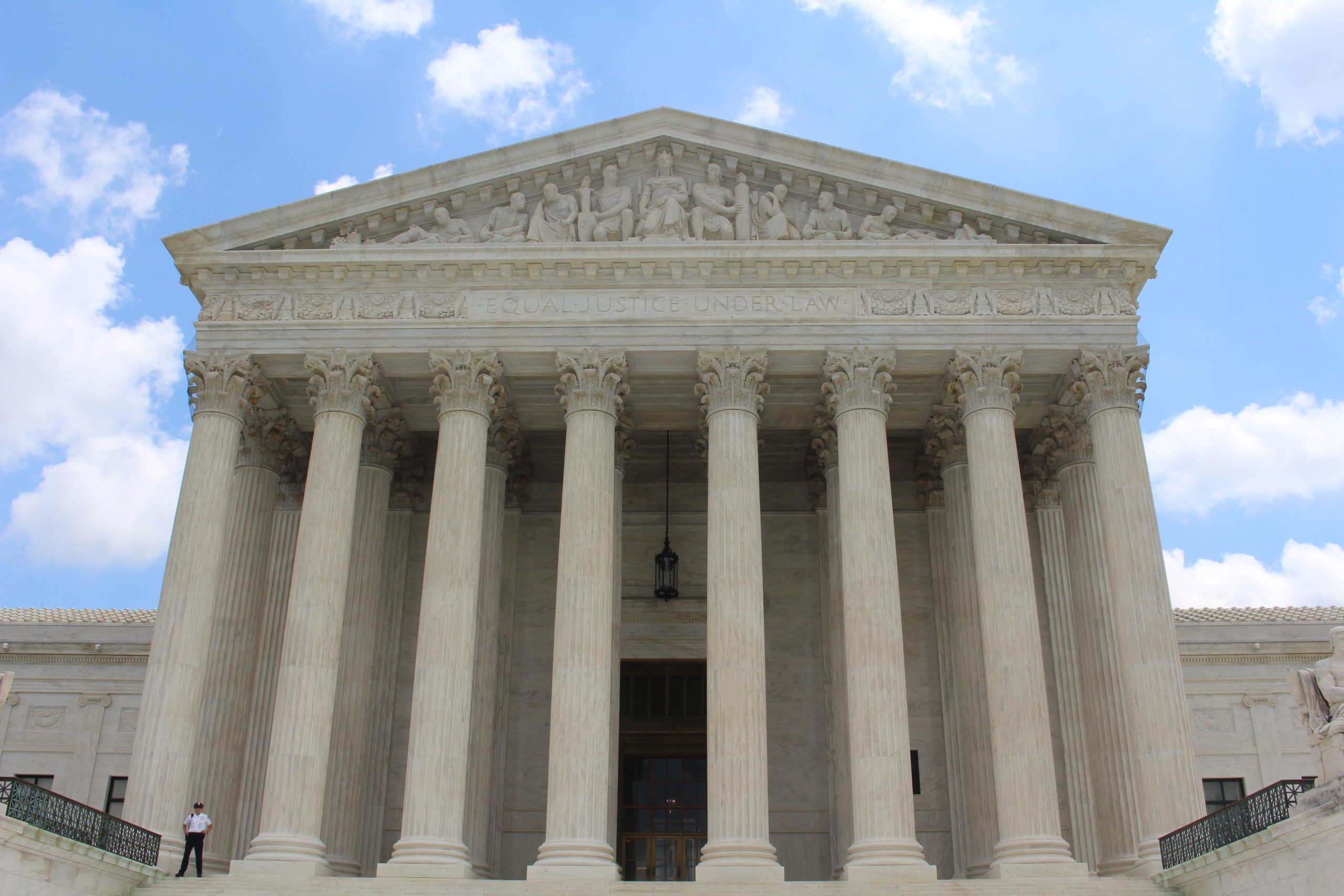 United States Supreme Court Building, address: 1 First Street NE, Washington, DC 20543