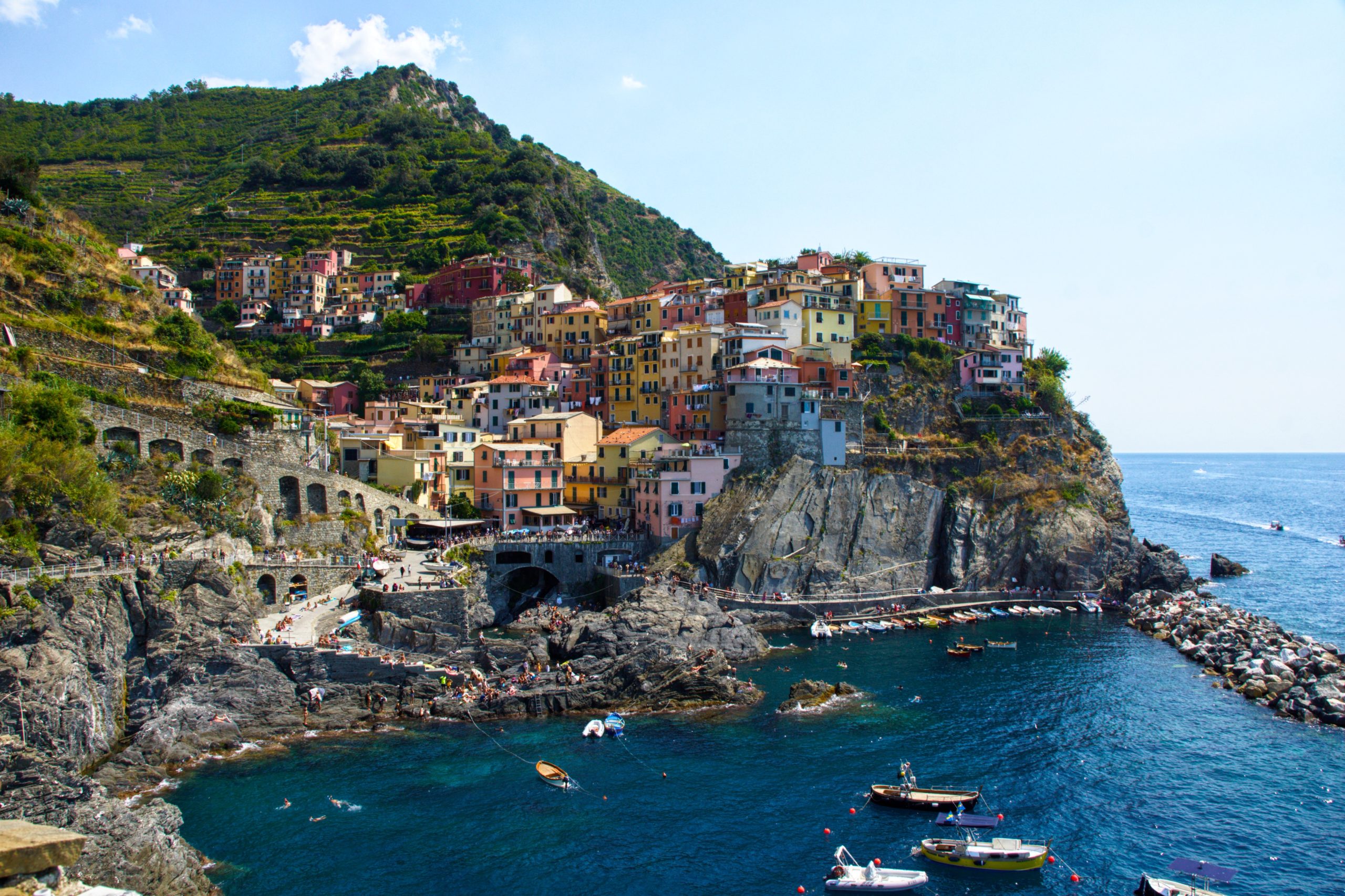 Photo of the city of Cinque Terre
